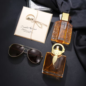 Men's Charm Set: Classic Eyeglasses + Two Luxury Perfumes
